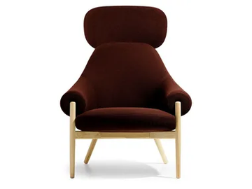 FENDER FD 8094 - Fabric armchair with headrest by True Design - view 2